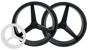 Back wheel black to 2900 Set