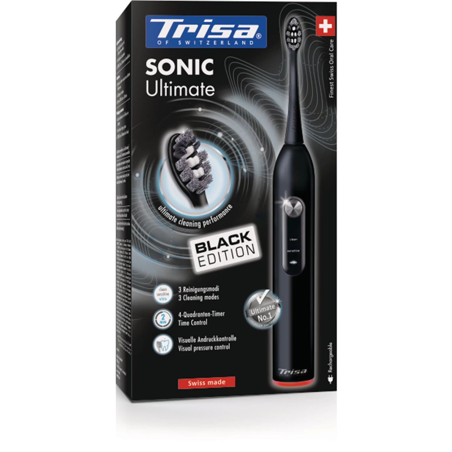 Schallzahnbürste Sonic Ultimate Black Edition