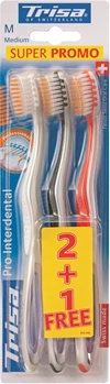 Trisa Zahnbürsten Pro Interdental medium TRIO