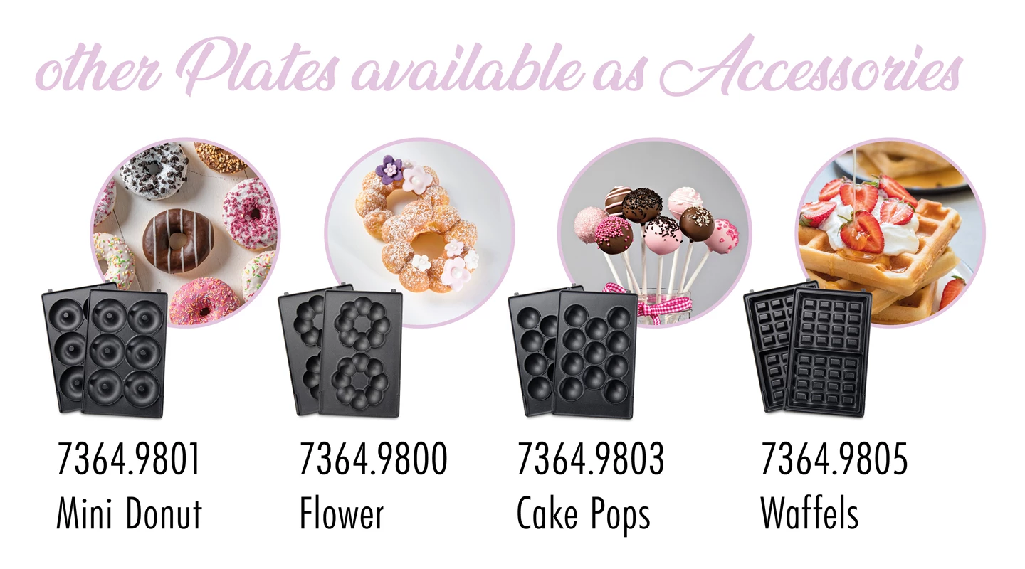 Snack Maker Retro Line pink