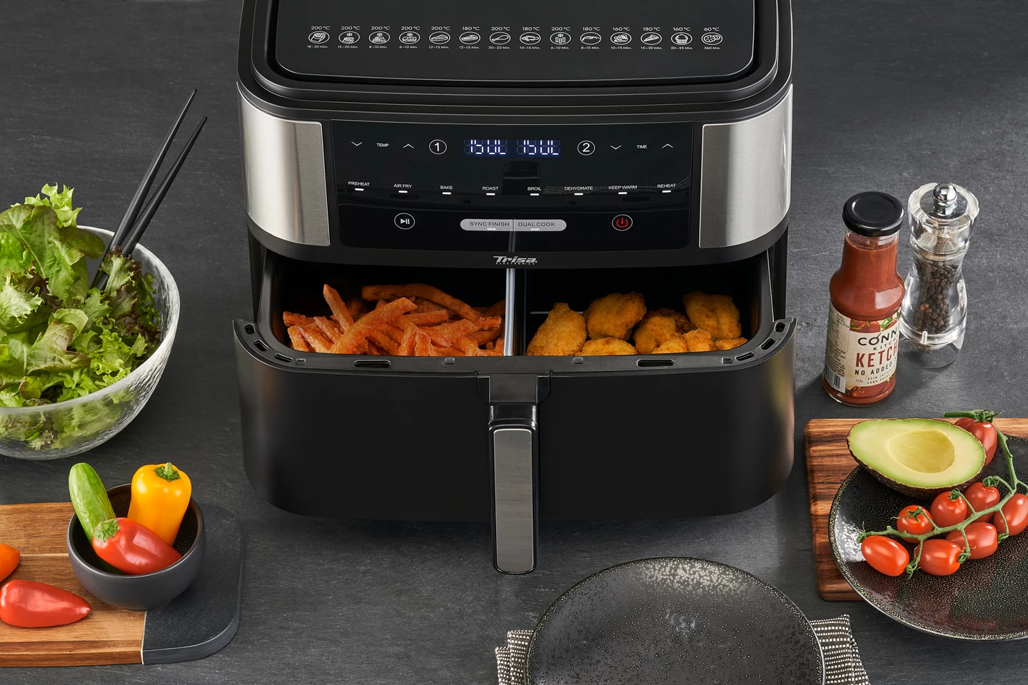 Friggitrice ad aria calda Crunchy Fry Pro