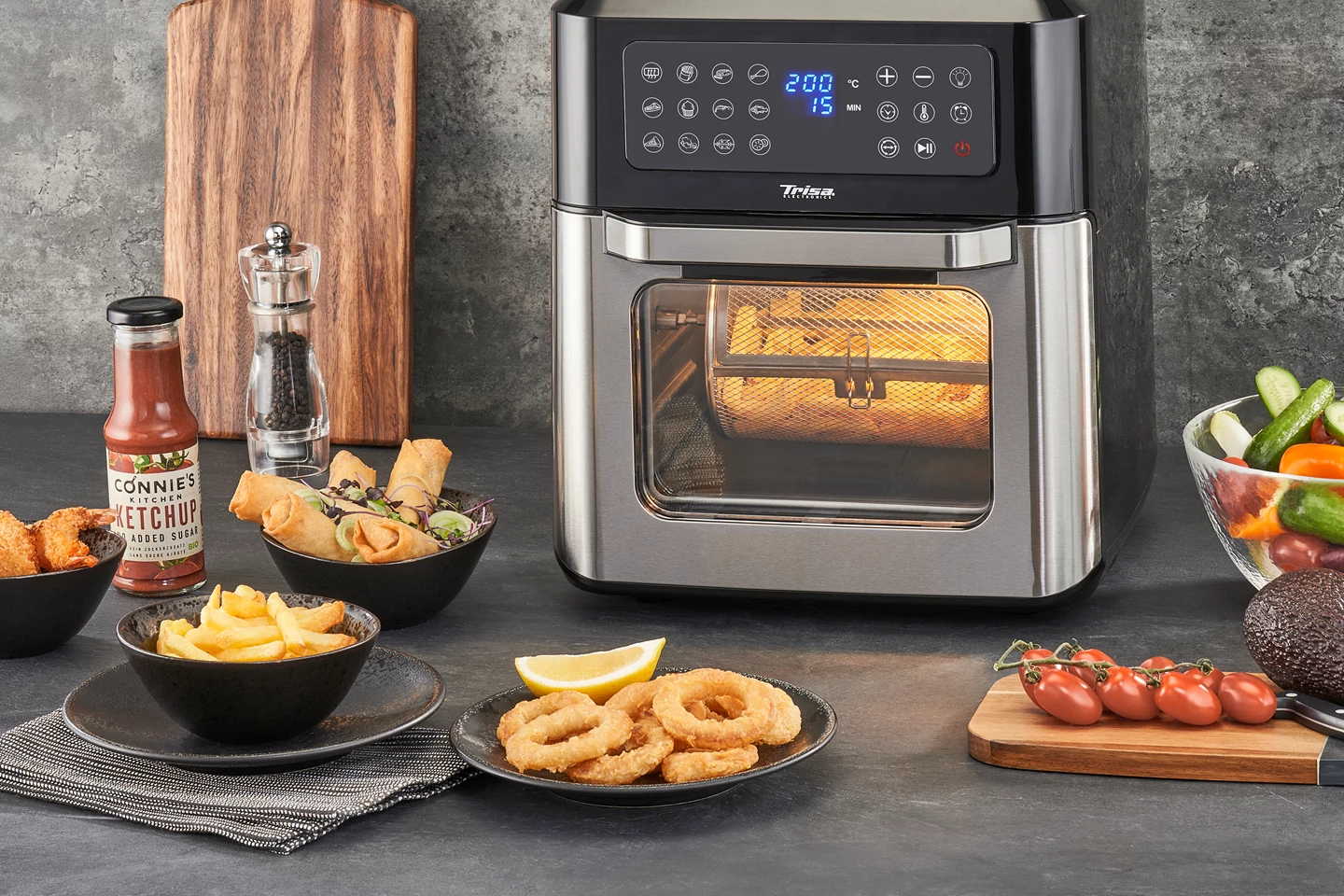 Heissluftfritteuse Crisp Master 12L