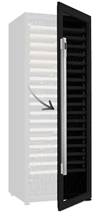 Glassdoor for  7737 right door hinges