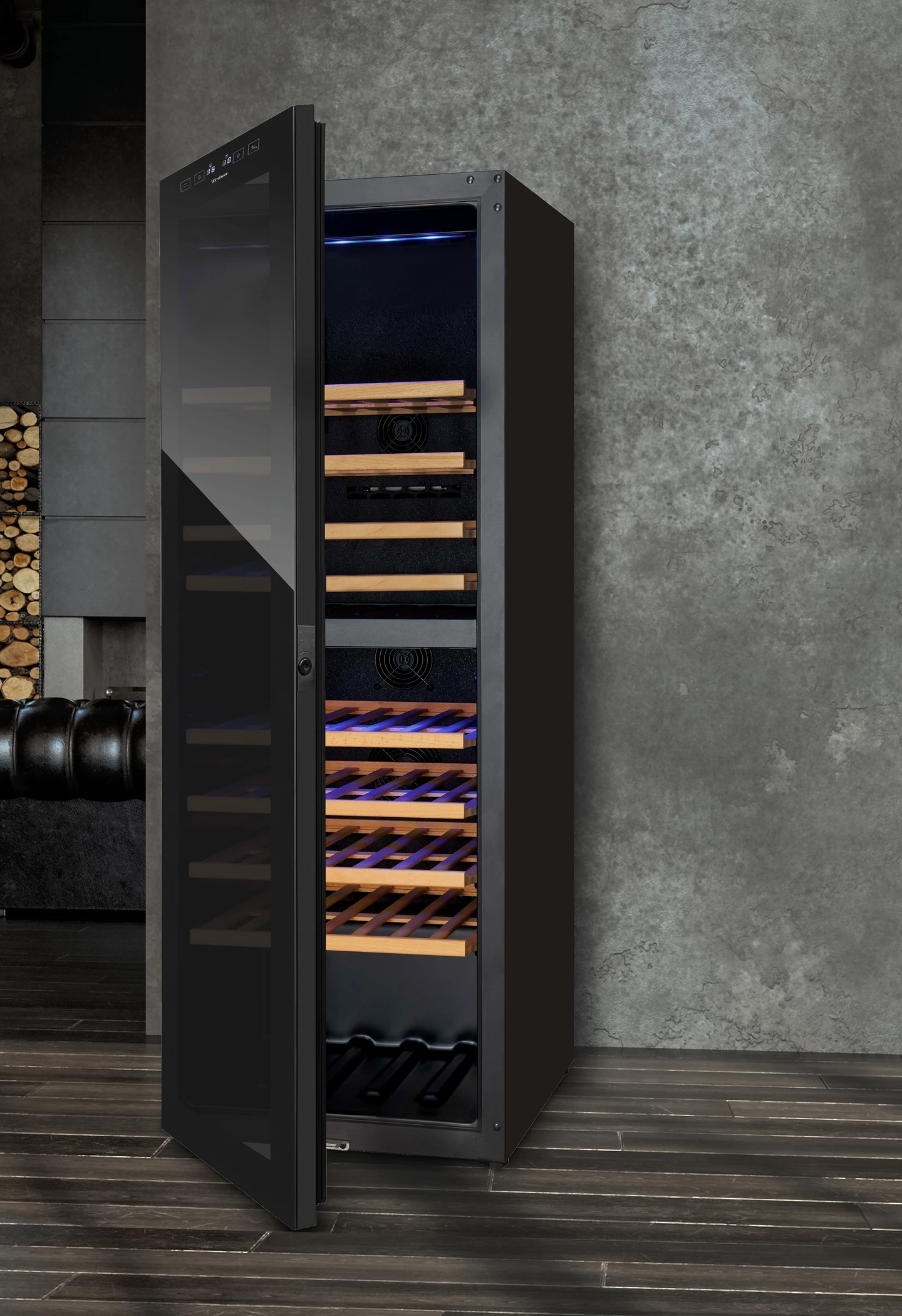 Cave à vin climatisée 191 L avec dual zone