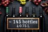 Cantina climatizzata per vino 368 L, triple zone