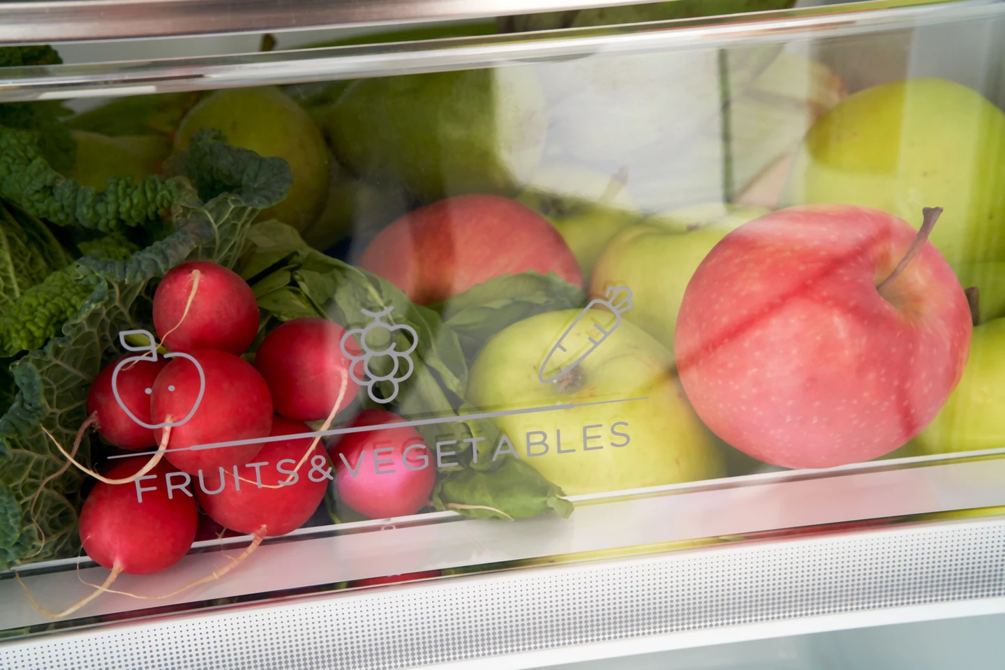 Réfrigérateur combiné 378 L, Inox