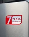Kombi Kühlschrank 378 L, Edelstahl