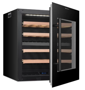 Cave à vin climatisée intégrée 69 L, dual zone