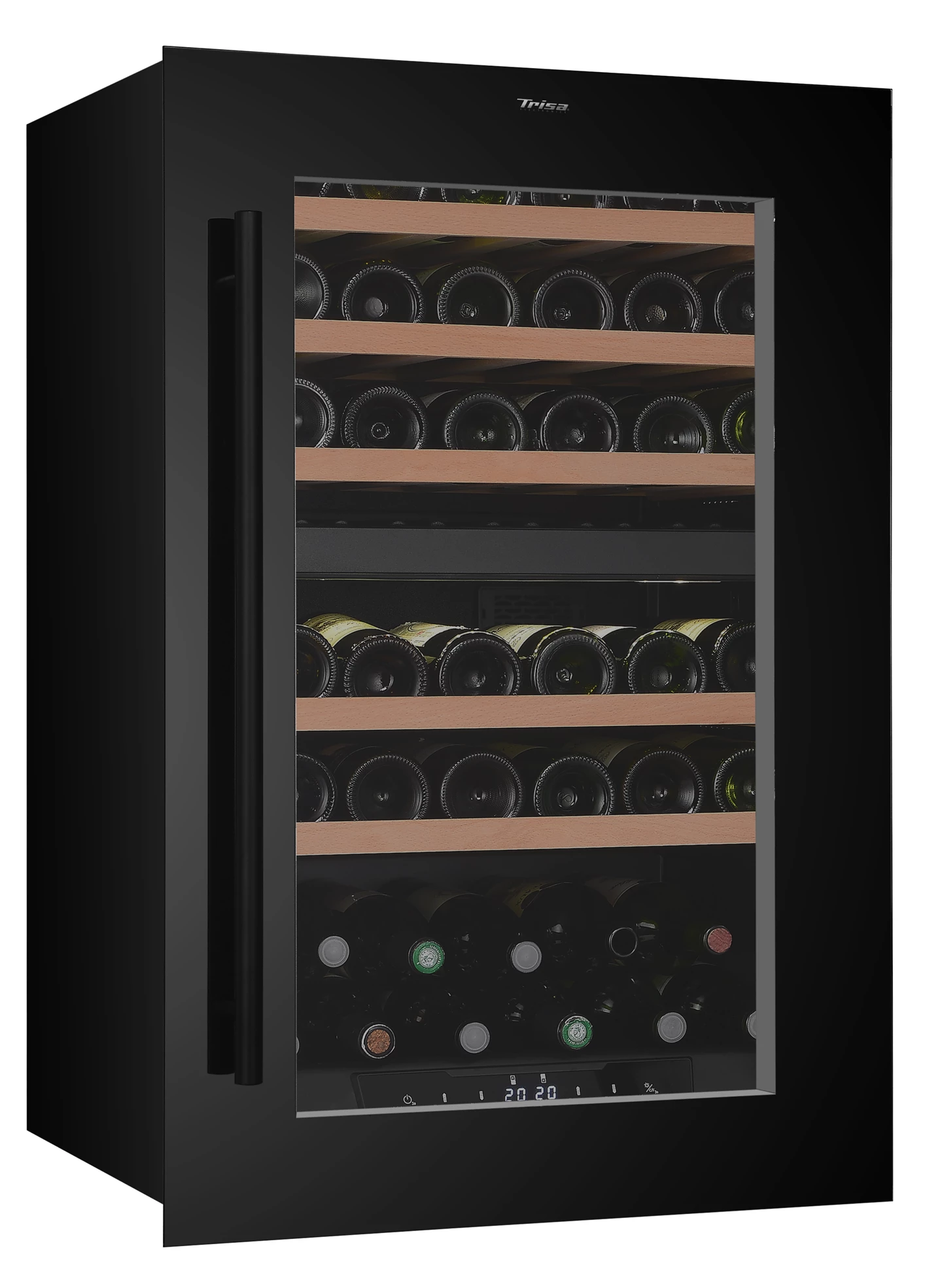 Built-in wine cabinet 100 L with dual zone