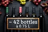 Built-in wine cabinet 100 L with dual zone