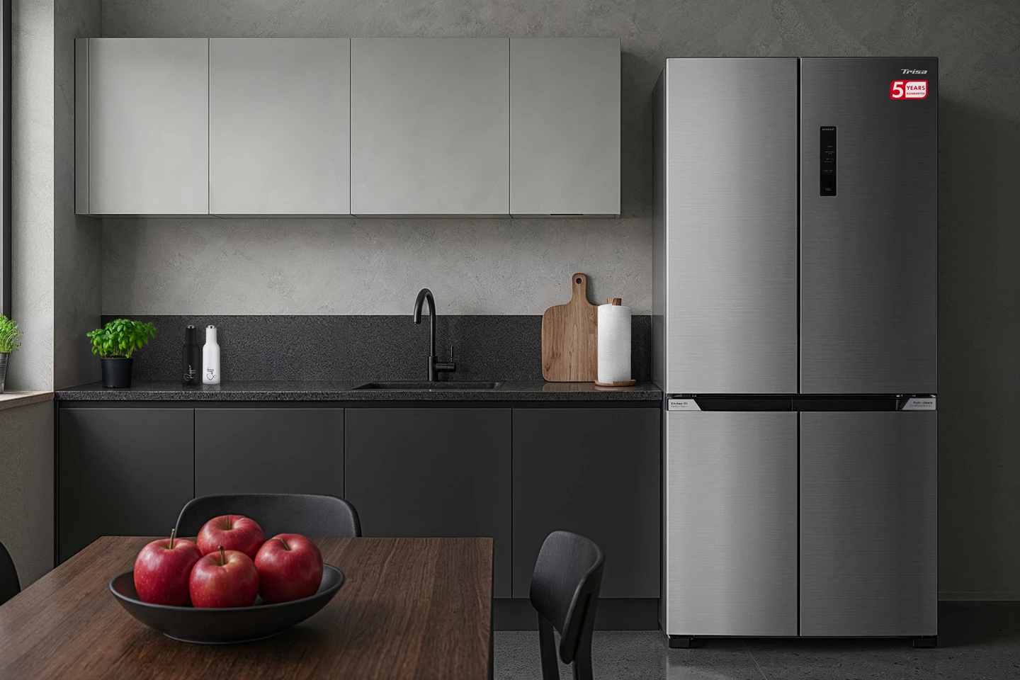 Slot-in Food Center 505 L, Edelstahl