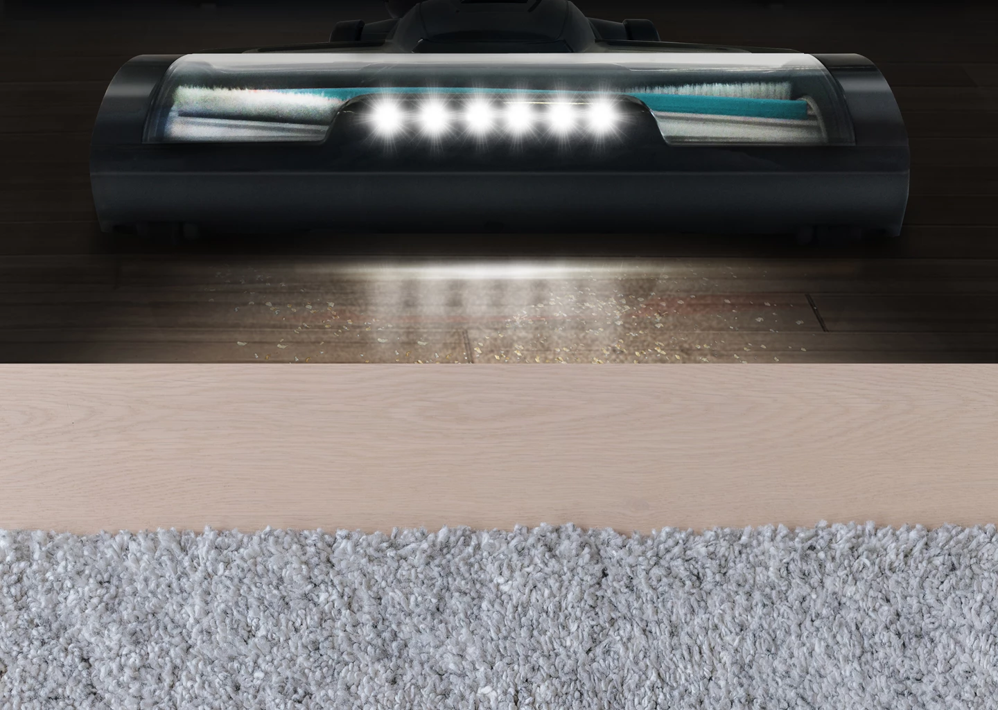 Floor brush grey for 9496.21