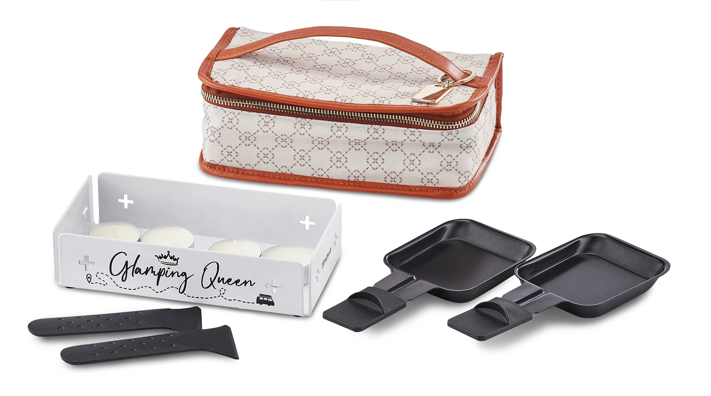 Kerzen-Raclette mit Tasche Journey Deluxe