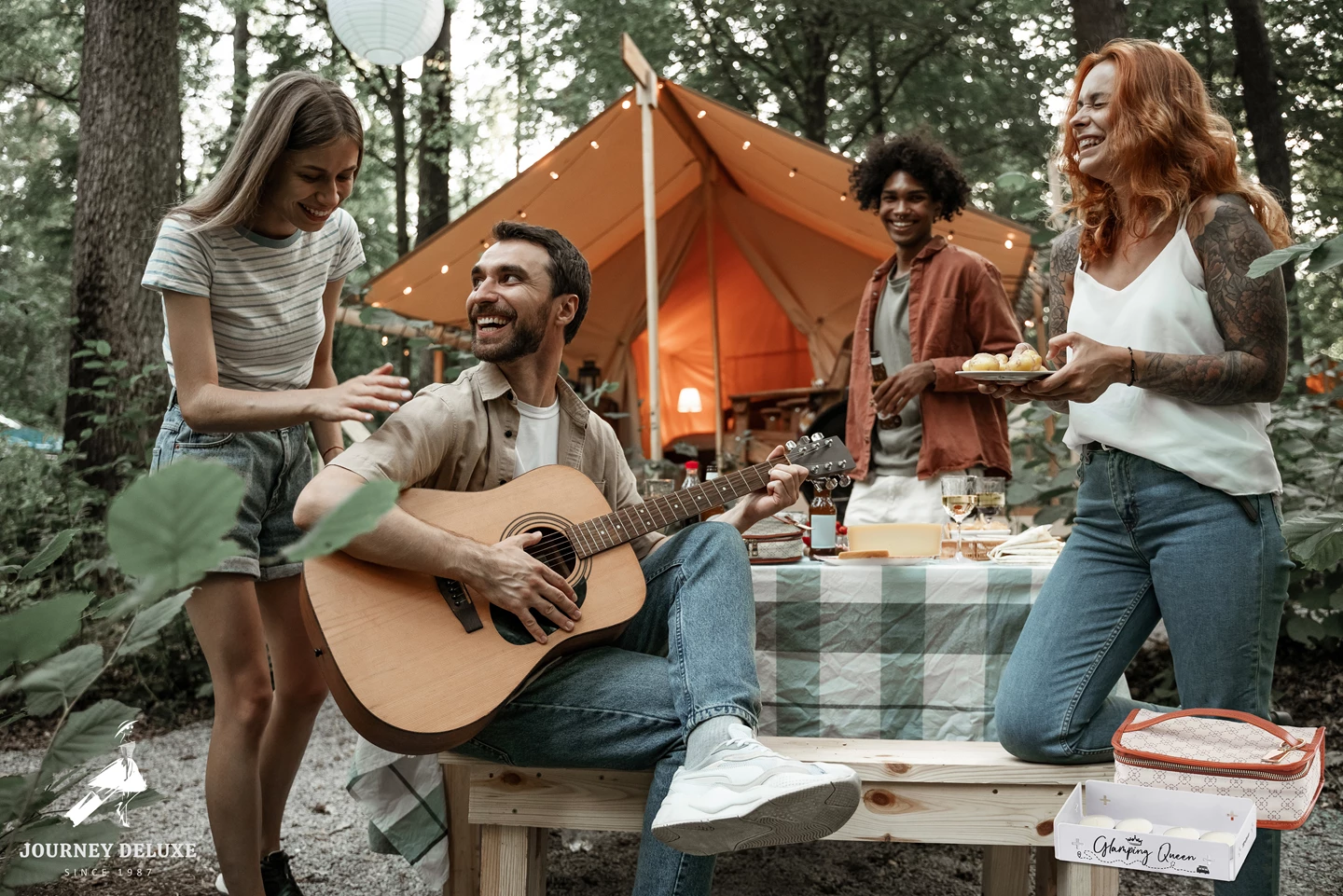 Kerzen-Raclette mit Tasche Journey Deluxe