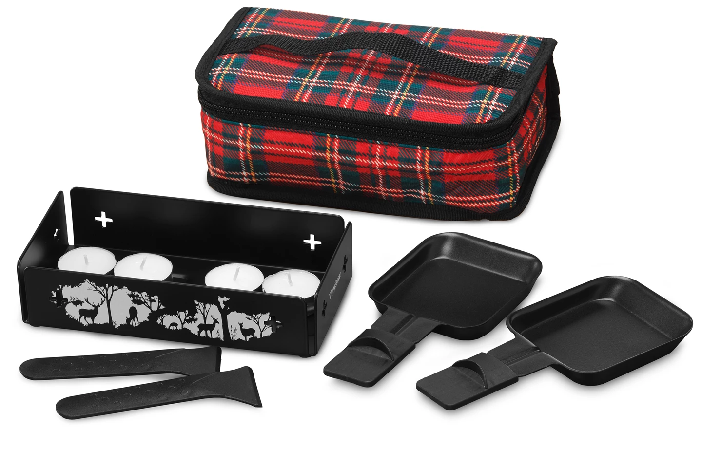 Raclette à bougies avec sac Into the wilds