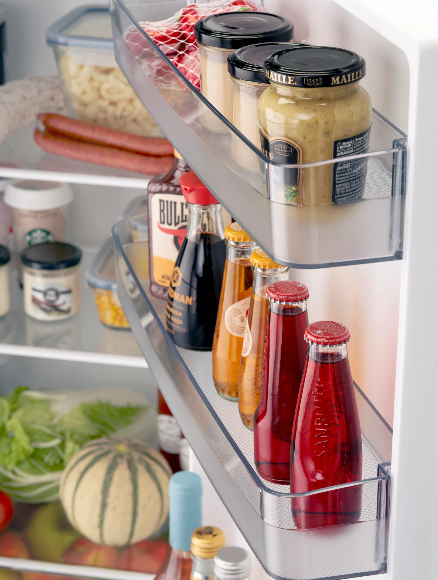 Réfrigérateur Frescolino Classic 215 L rouge