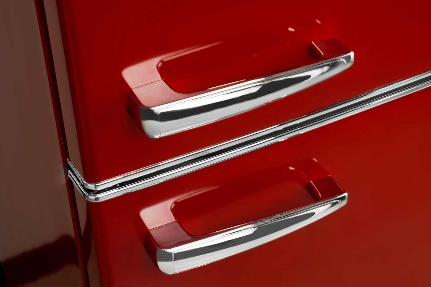 Réfrigérateur Frescolino Classic 215 L rouge