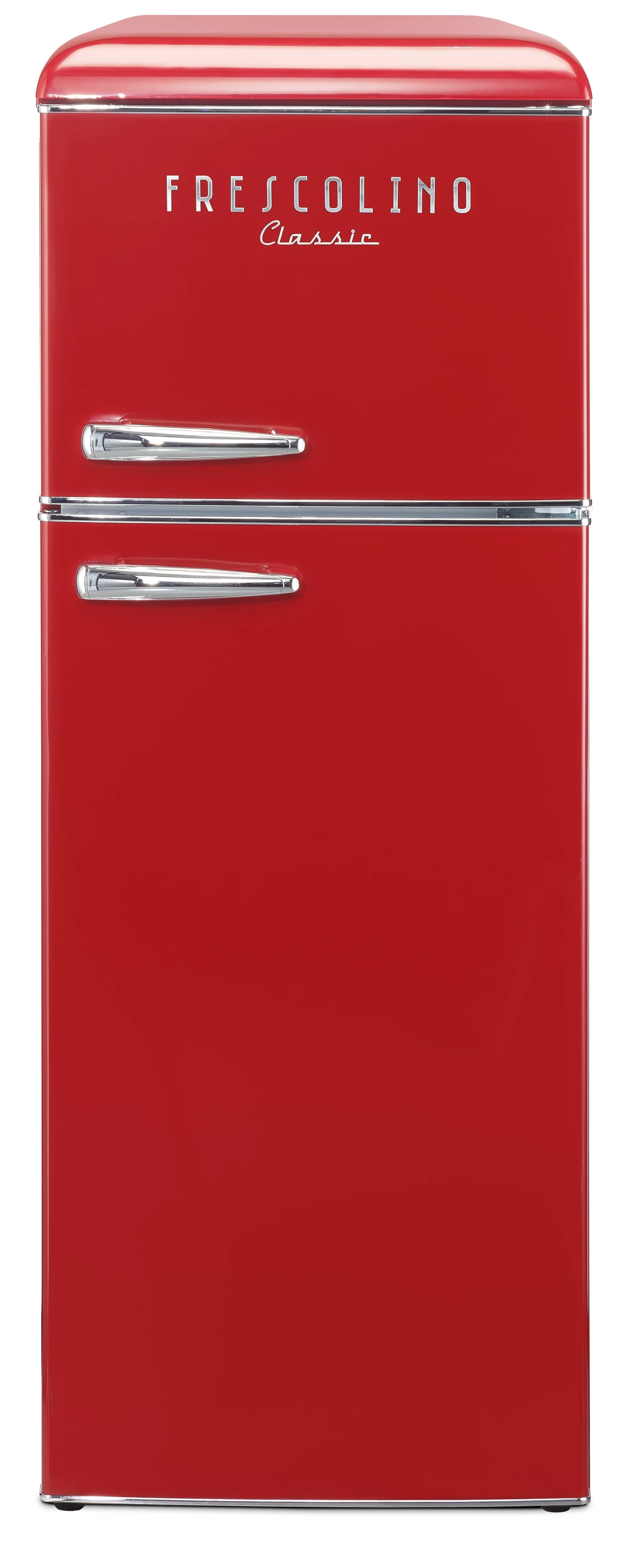 Réfrigérateur Frescolino Classic 215 L rouge
