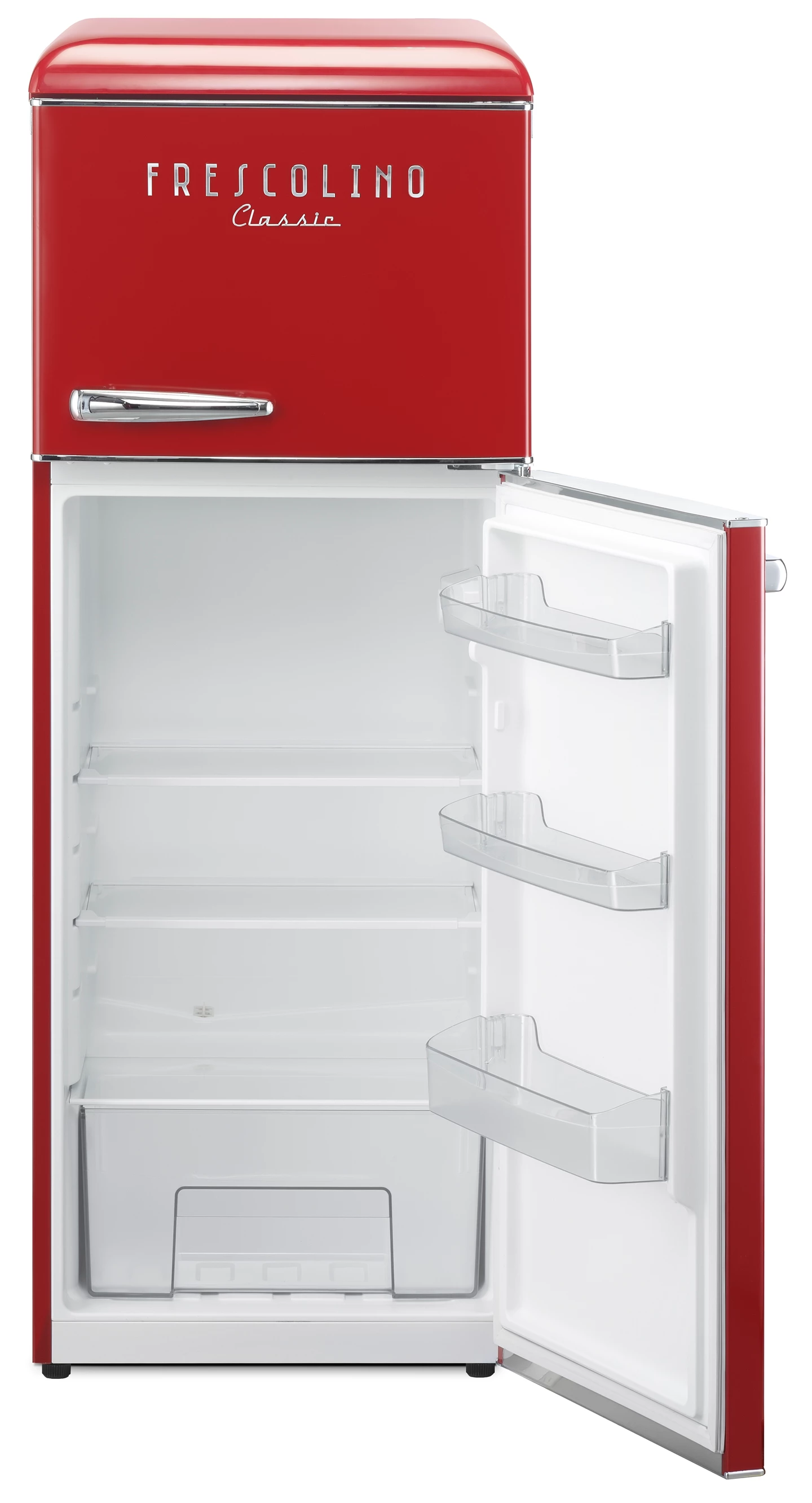 Réfrigérateur Frescolino Classic 215 L rouge