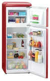 Réfrigérateur Frescolino Classic 215 L rouge