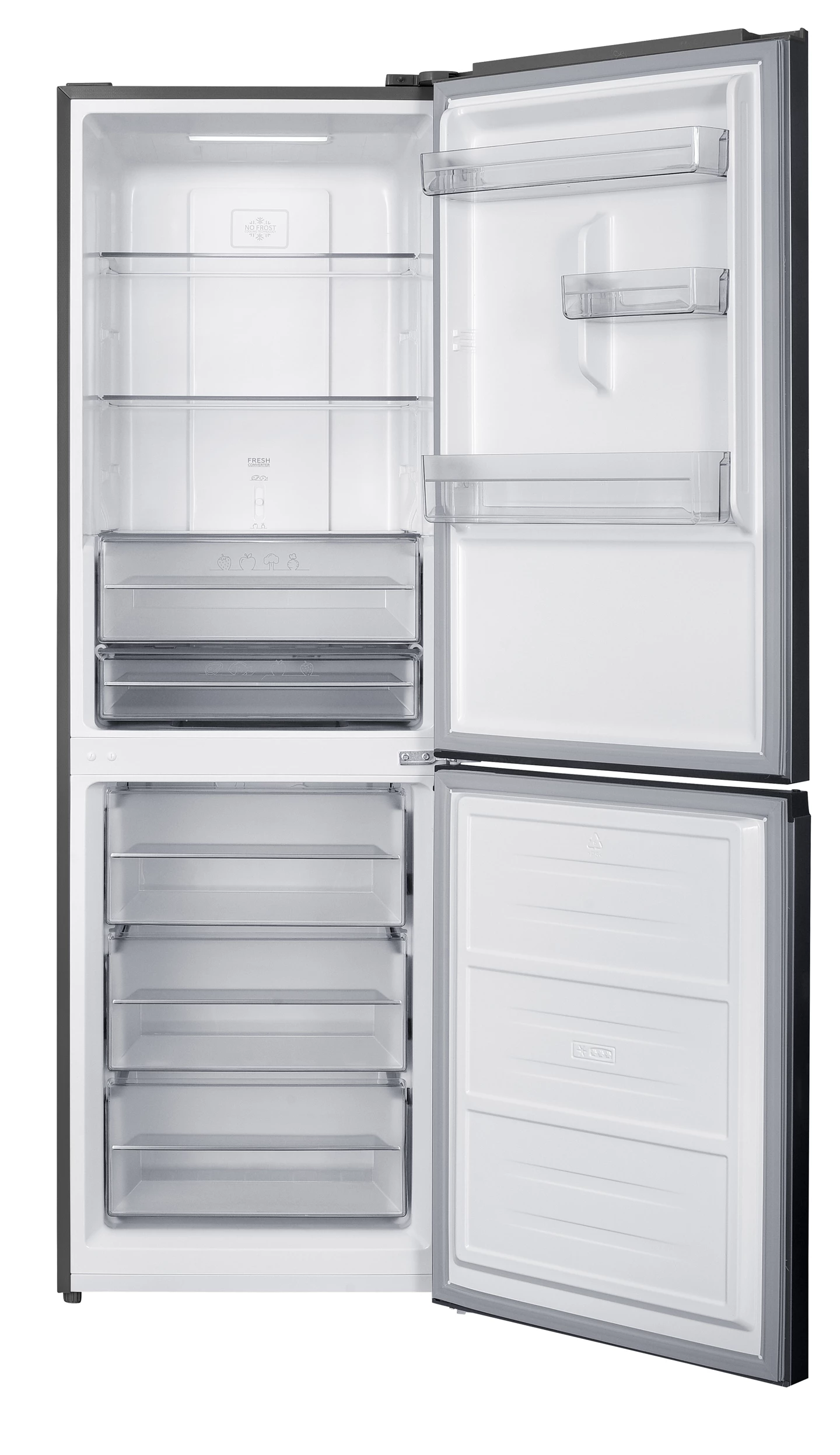 Combi Fridge 323 L, Inox