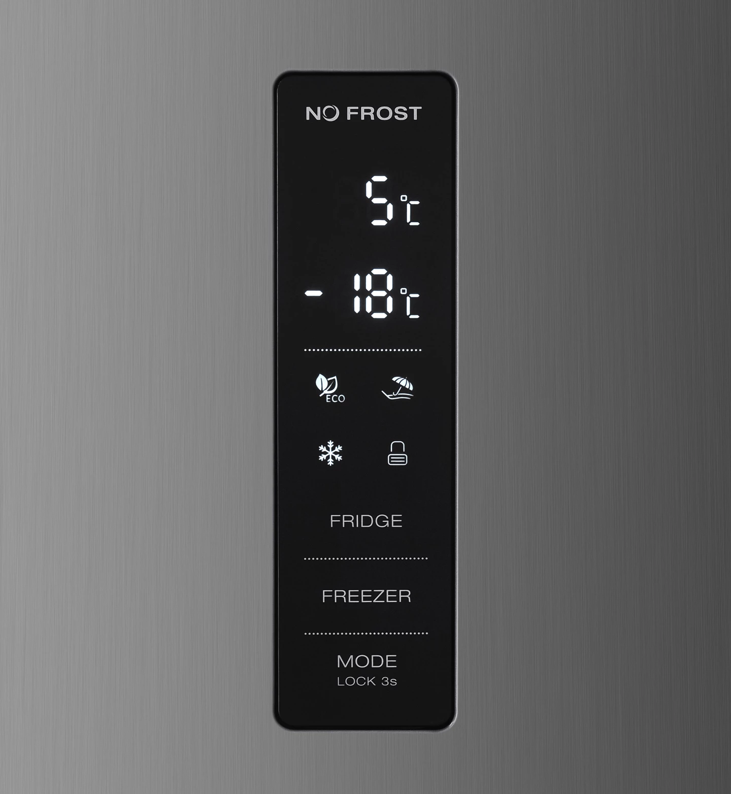 Combi Fridge 323 L, Inox