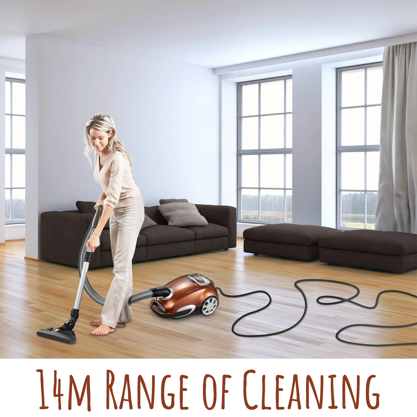 Staubsauger Professional Clean T7732