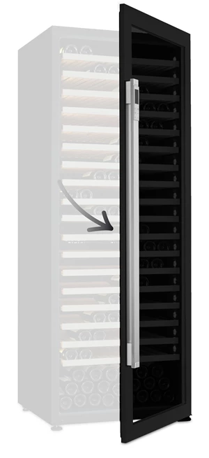 Glastüre zu 7737 Beschlag rechts