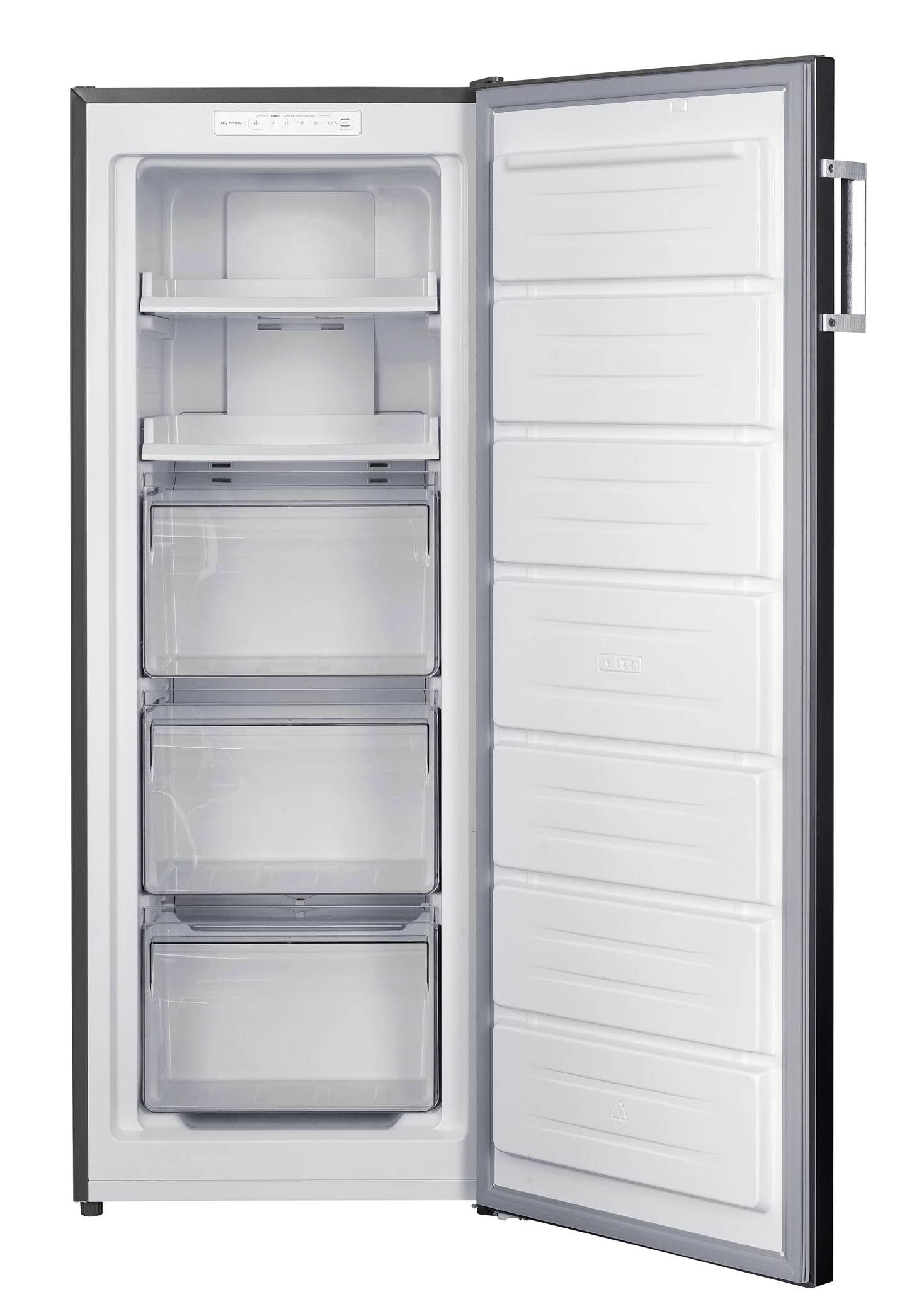 Congélateur armoire 161 L, Inox
