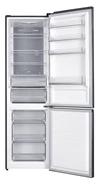 Kombi Kühlschrank 377 L, Edelstahl