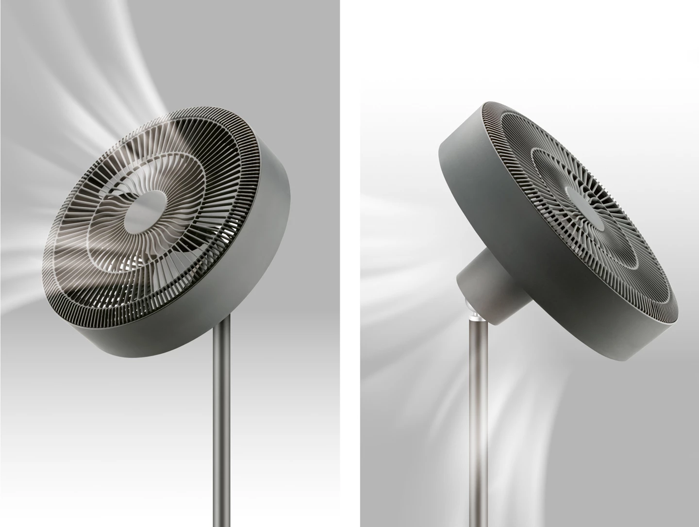 Ventilatore in piedi con luce Ambiance