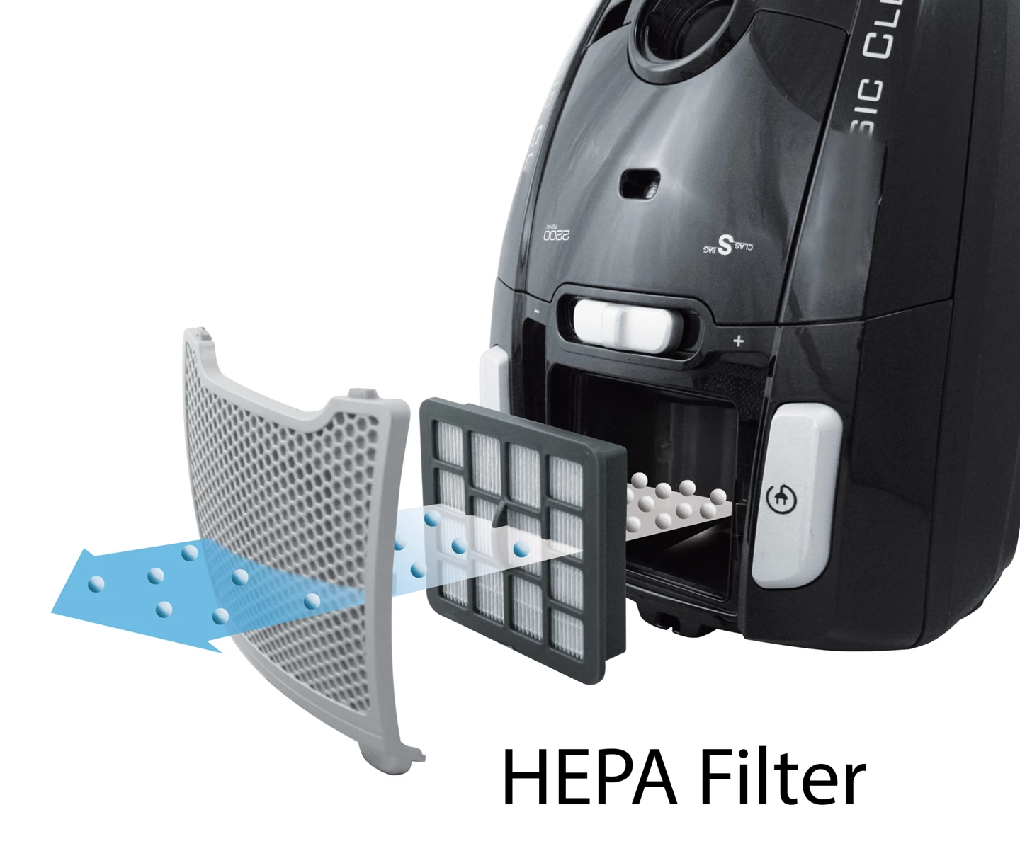 Aspirapolvere Classic Clean T6819 blu