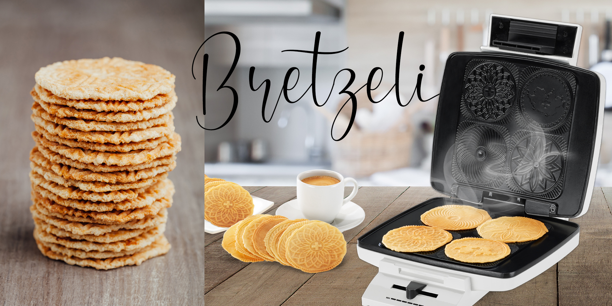 Trisa Fer à bricelets Bretzeli & Waffles